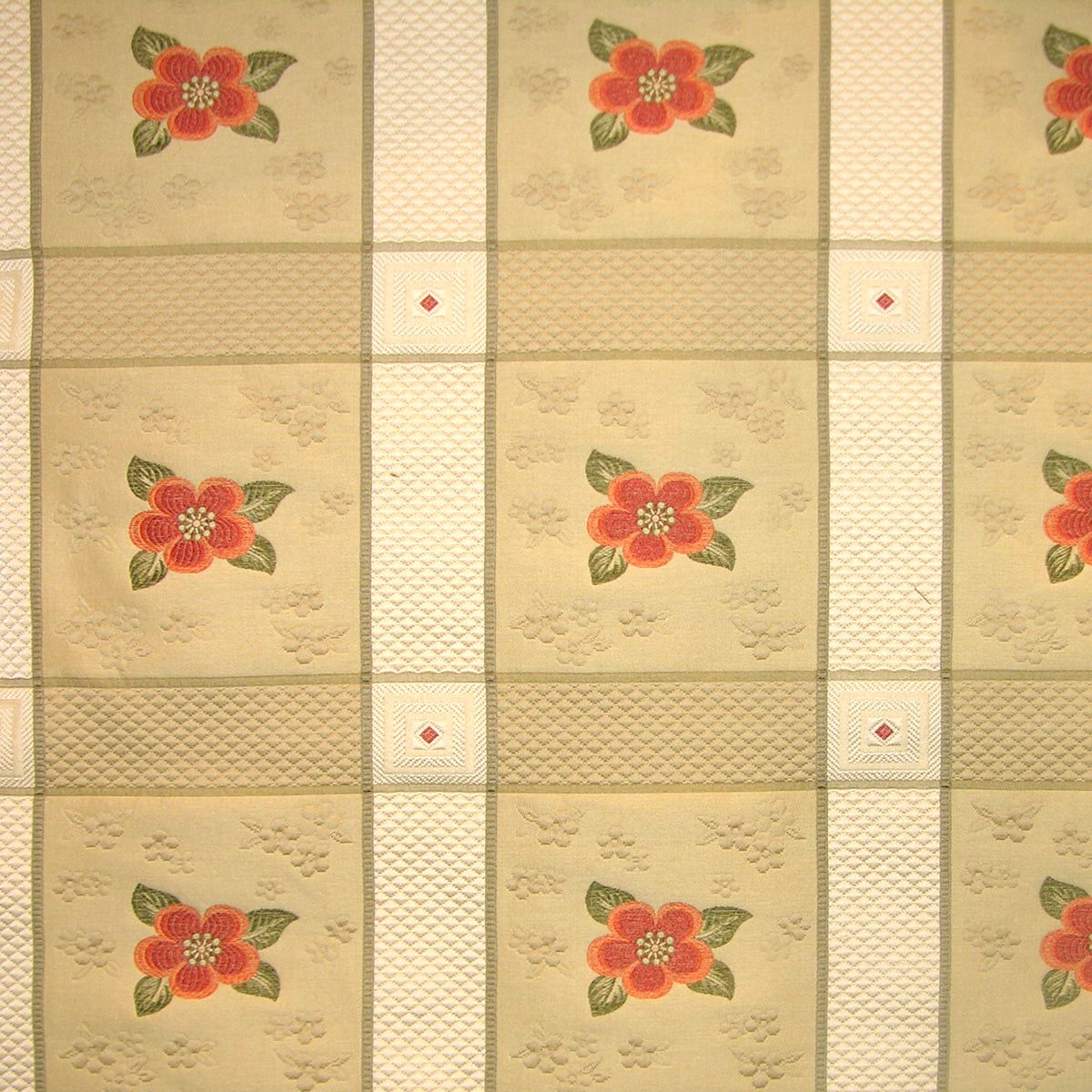 Avignon fabric in topaz flower color - pattern number MO 00032017 - by Scalamandre in the Old World Weavers collection