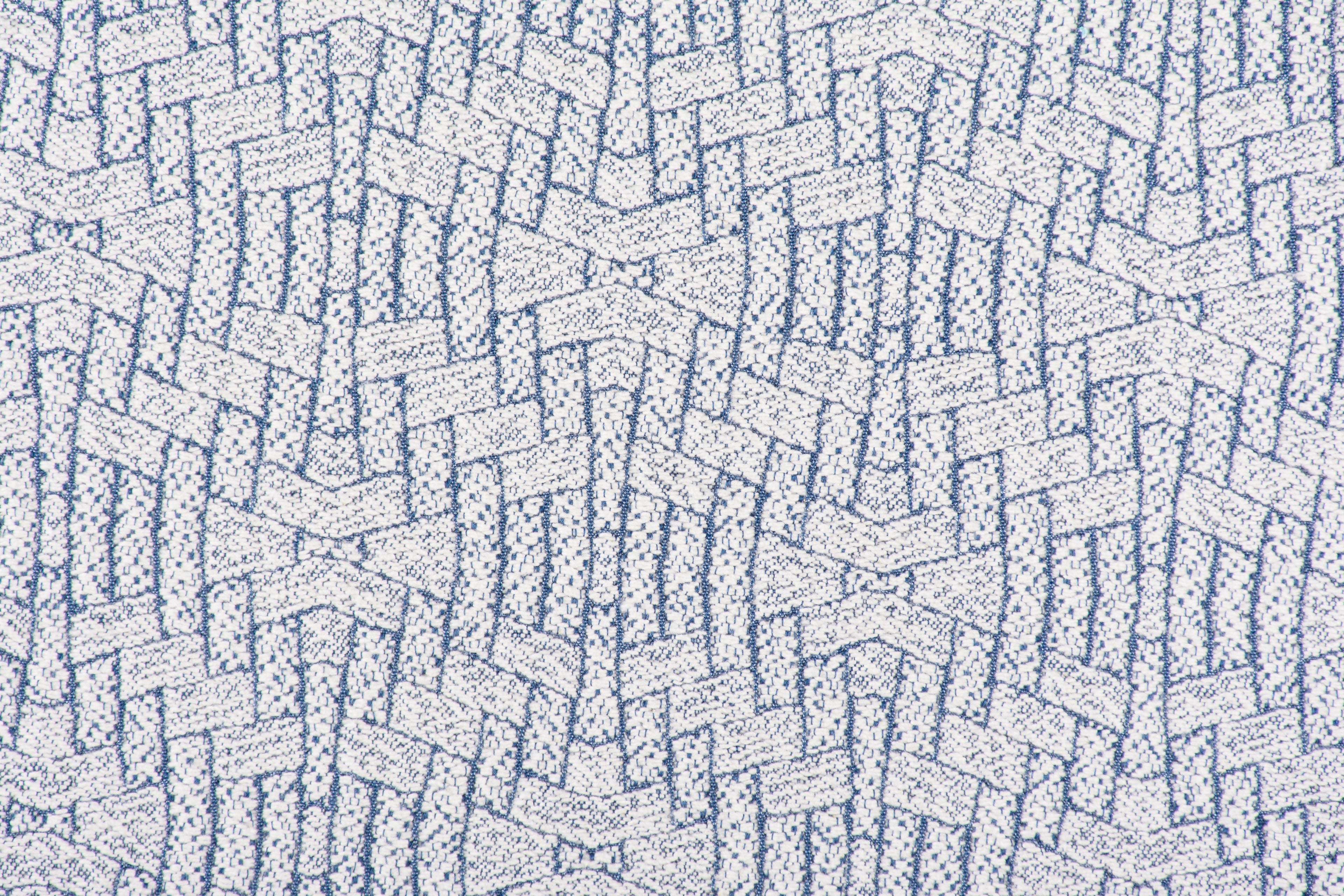 Pavimento fabric in ultramarine color - pattern number MT 00057094 - by Scalamandre in the Old World Weavers collection
