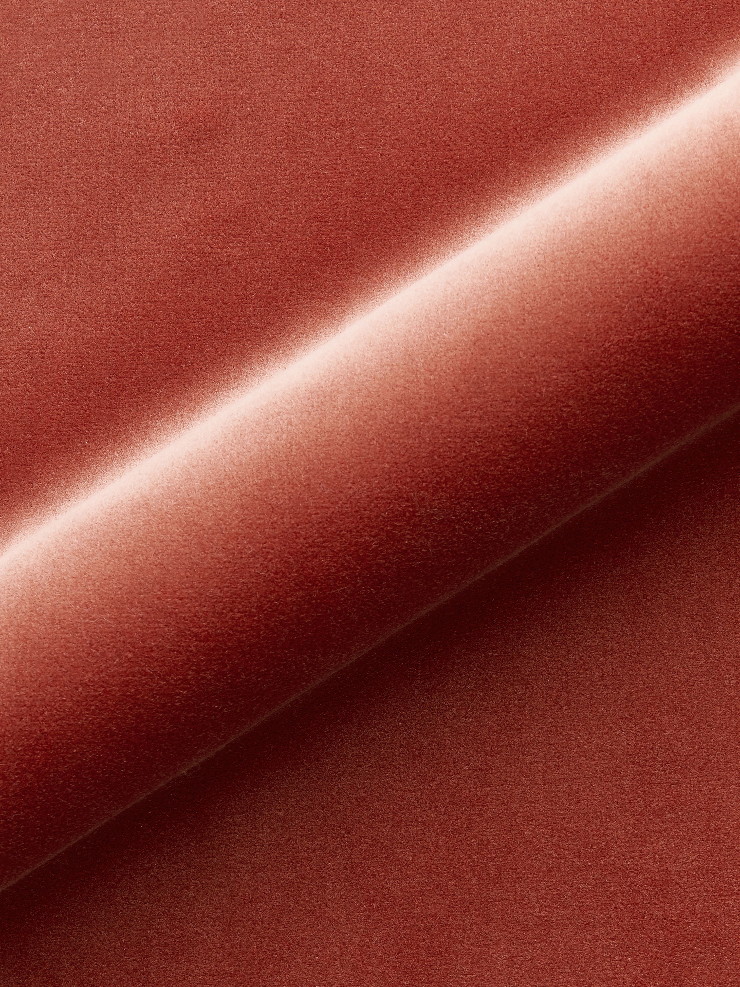 Torino Velvet fabric in coral color - pattern number MT 00111247 - by Scalamandre in the Old World Weavers collection