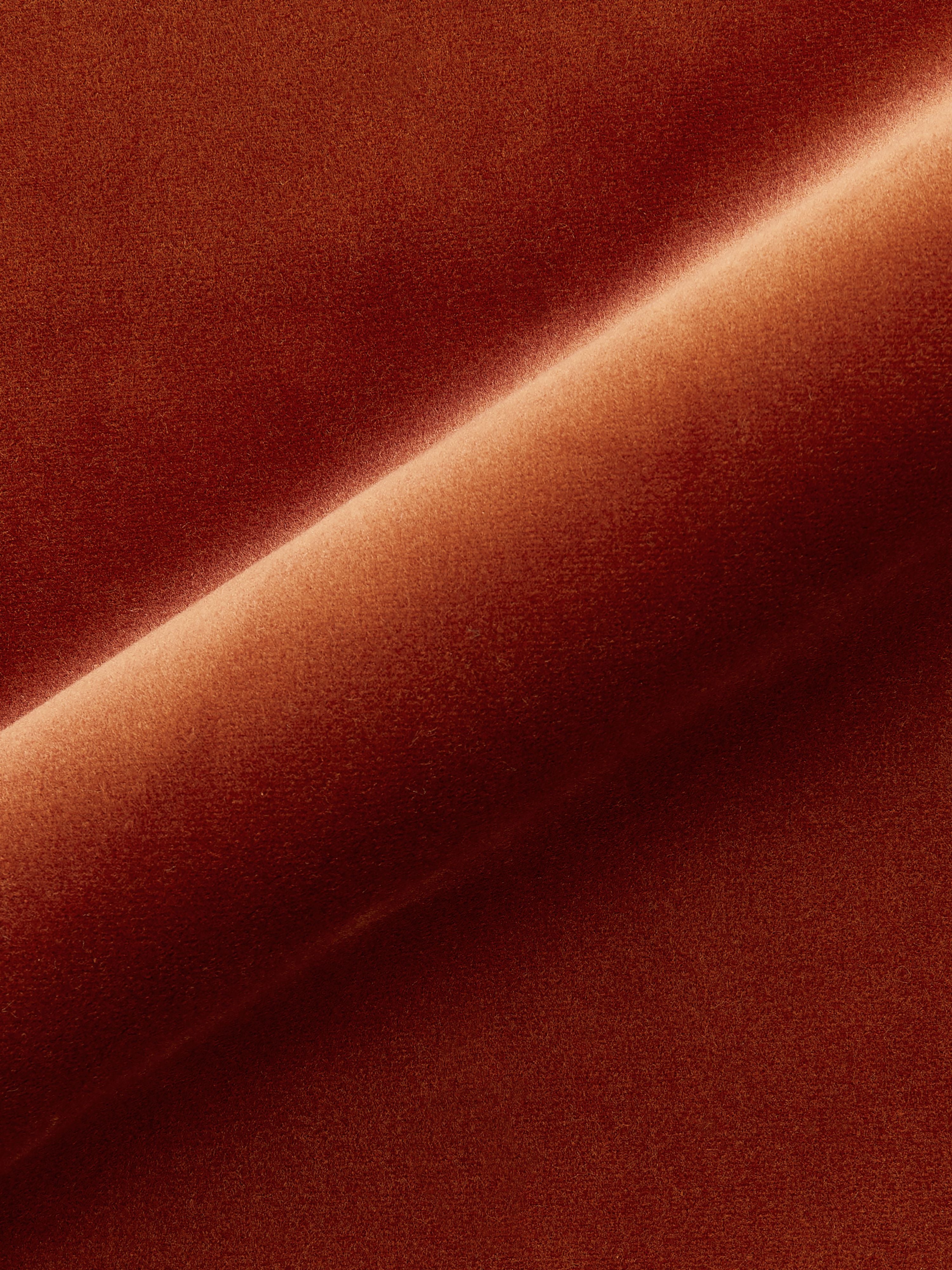 Torino Velvet fabric in paprika color - pattern number MT 00131247 - by Scalamandre in the Old World Weavers collection
