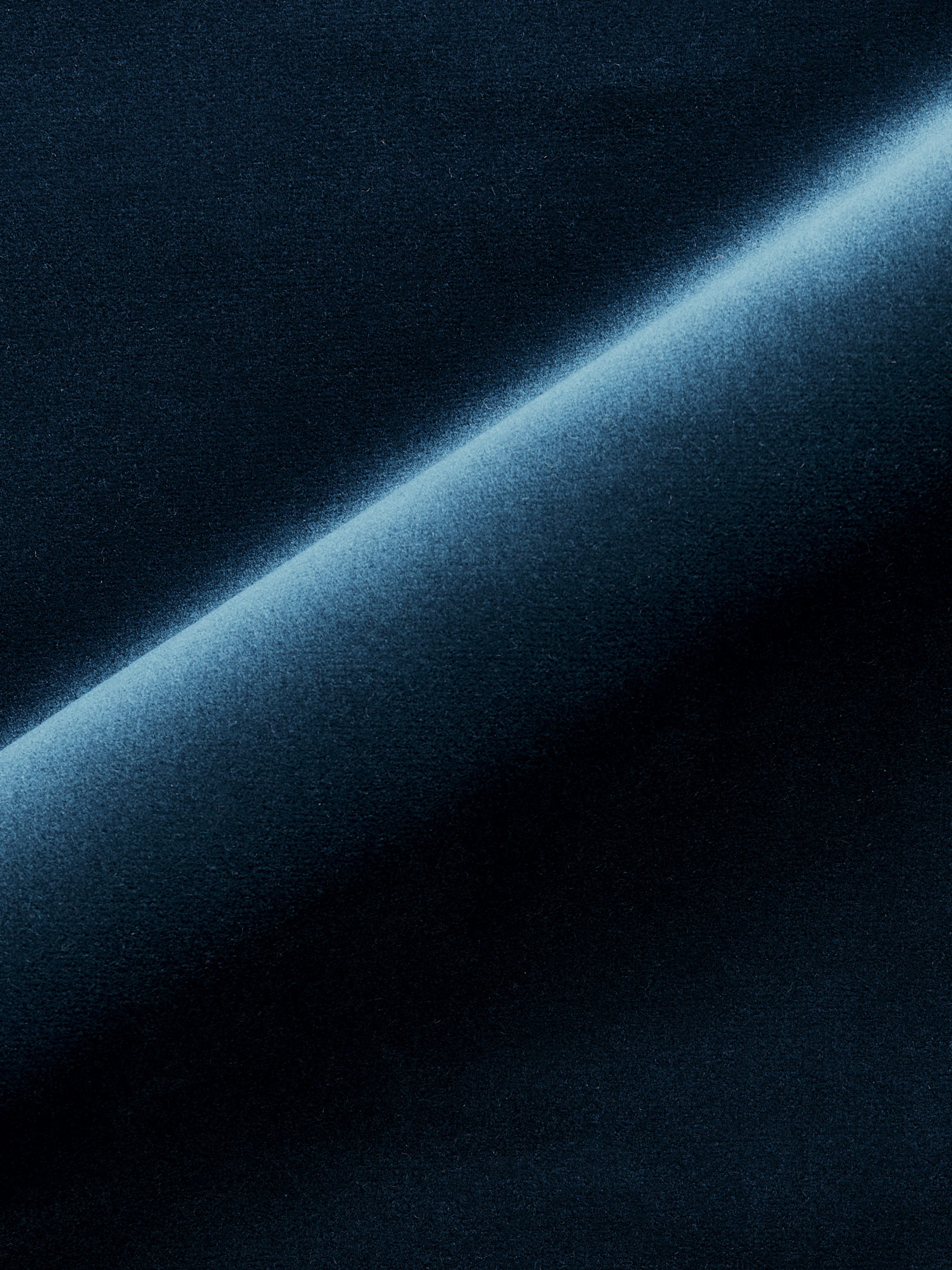Torino Velvet fabric in navy color - pattern number MT 00271247 - by Scalamandre in the Old World Weavers collection