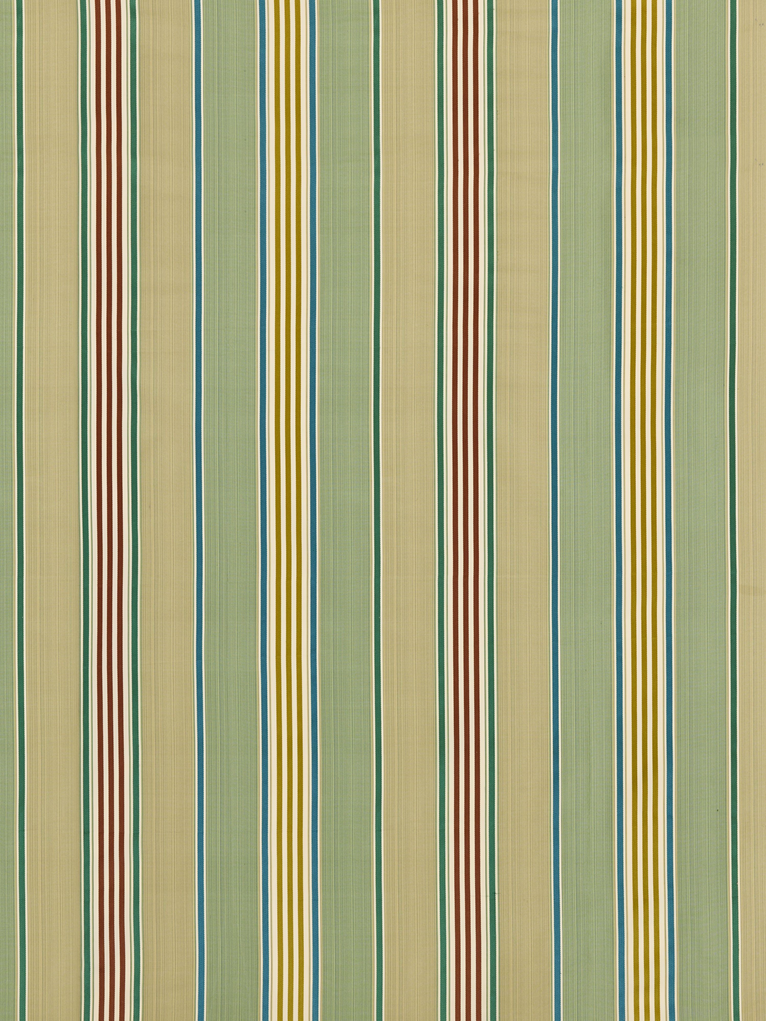 Charlotte Stripe fabric in moss color - pattern number ND 00016130 - by Scalamandre in the Old World Weavers collection