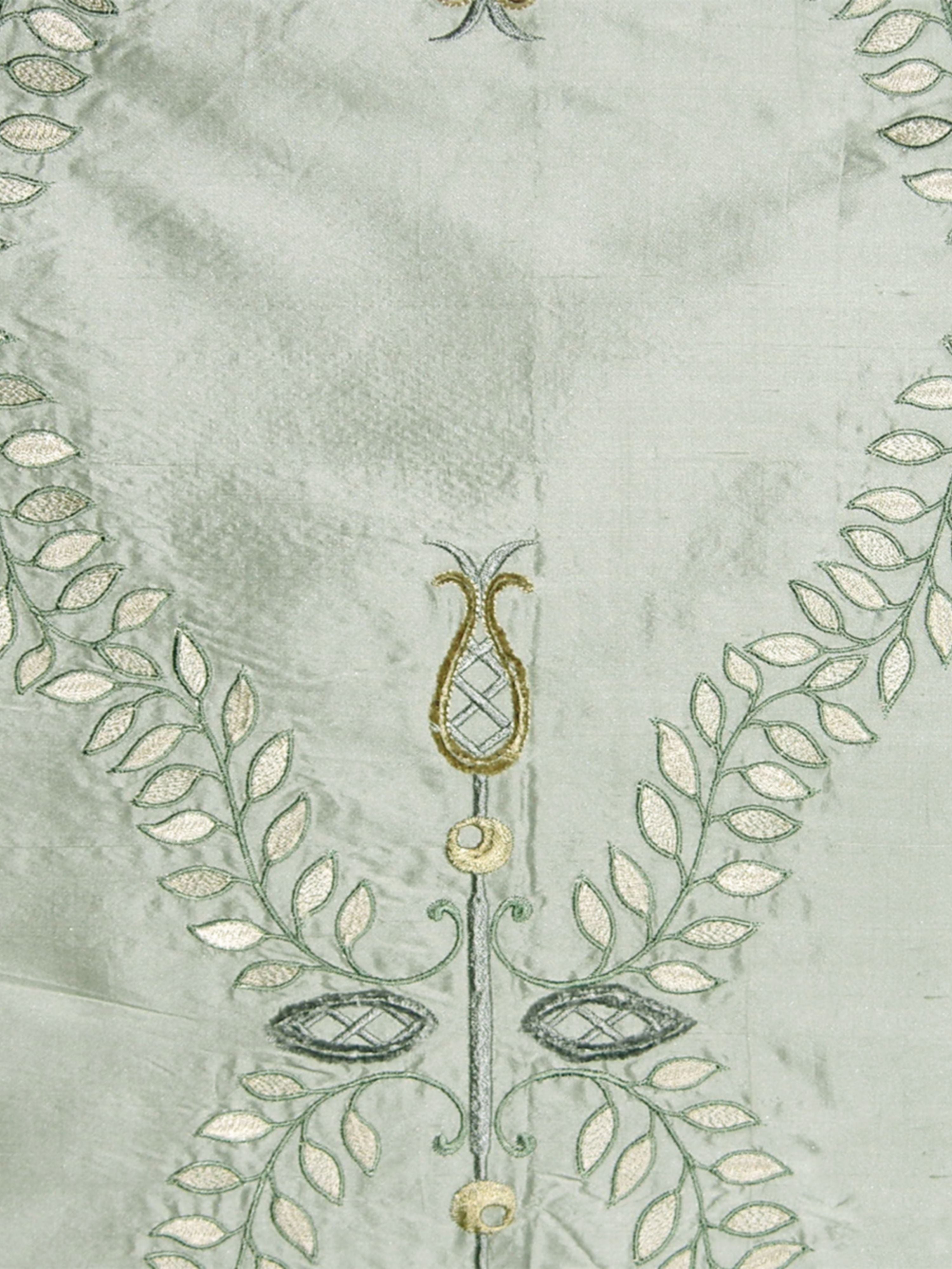White Hall fabric in blue frost color - pattern number ND 00021620 - by Scalamandre in the Old World Weavers collection
