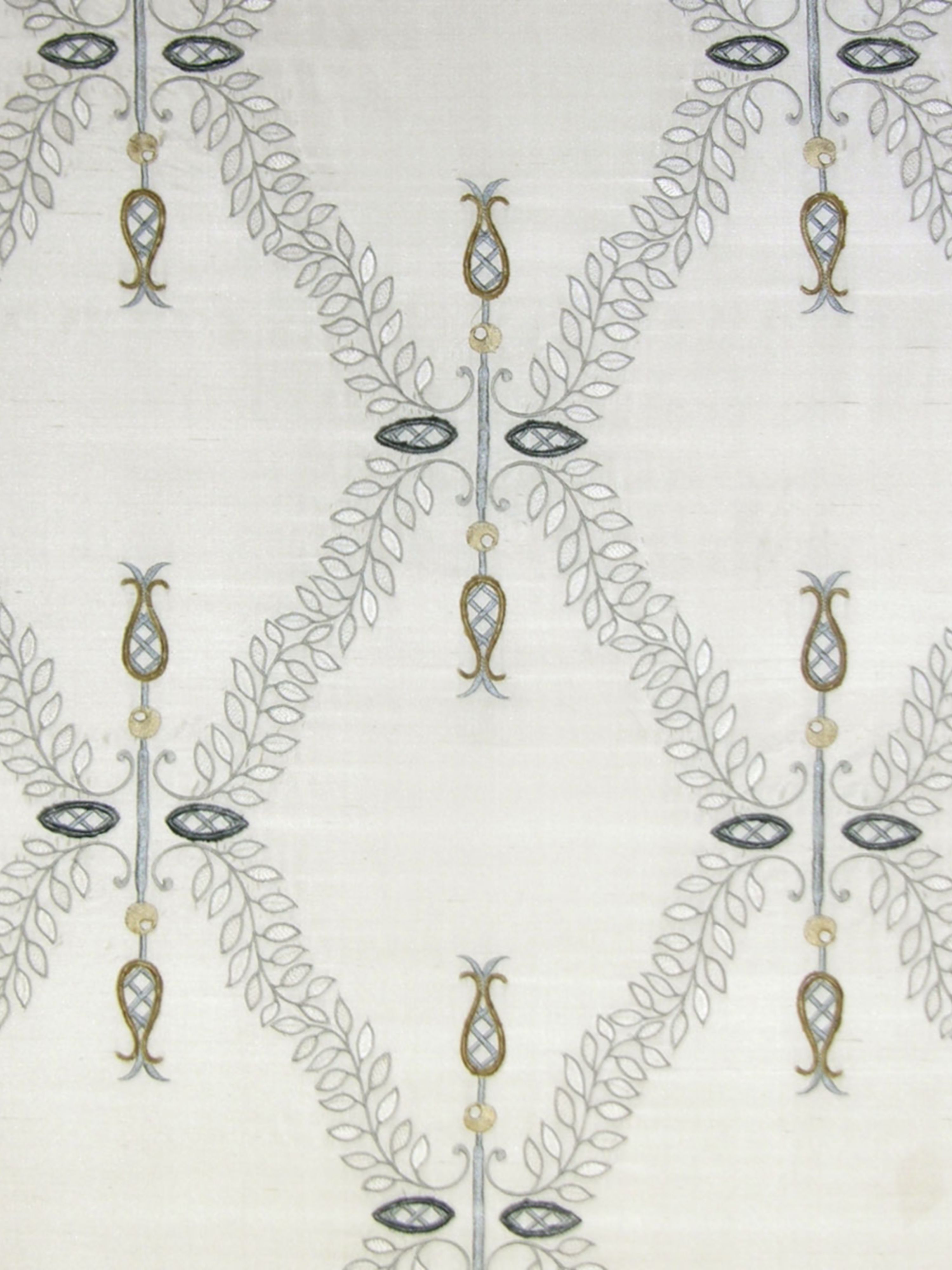 White Hall fabric in frost color - pattern number ND 00051620 - by Scalamandre in the Old World Weavers collection