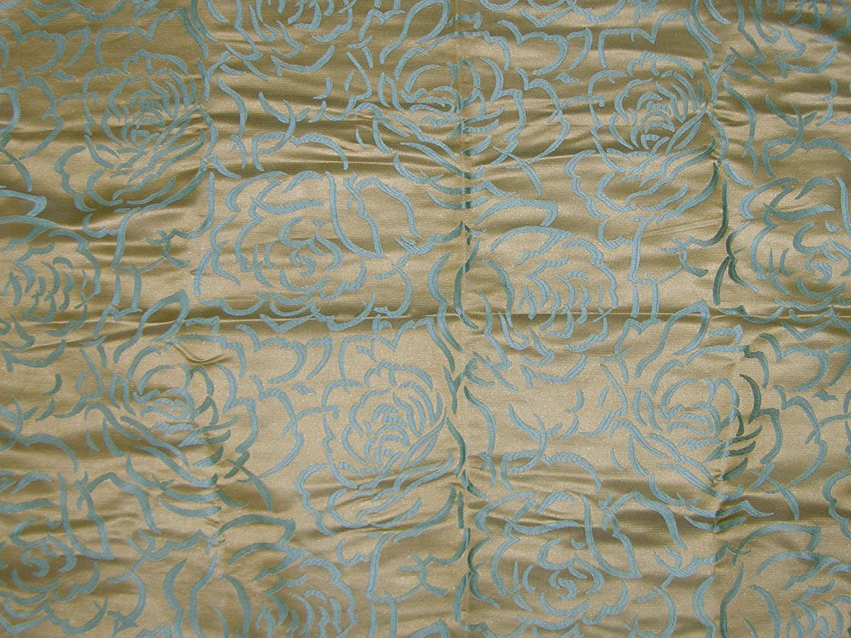 Phoebe fabric in turquoise color - pattern number ND 01267828 - by Scalamandre in the Old World Weavers collection