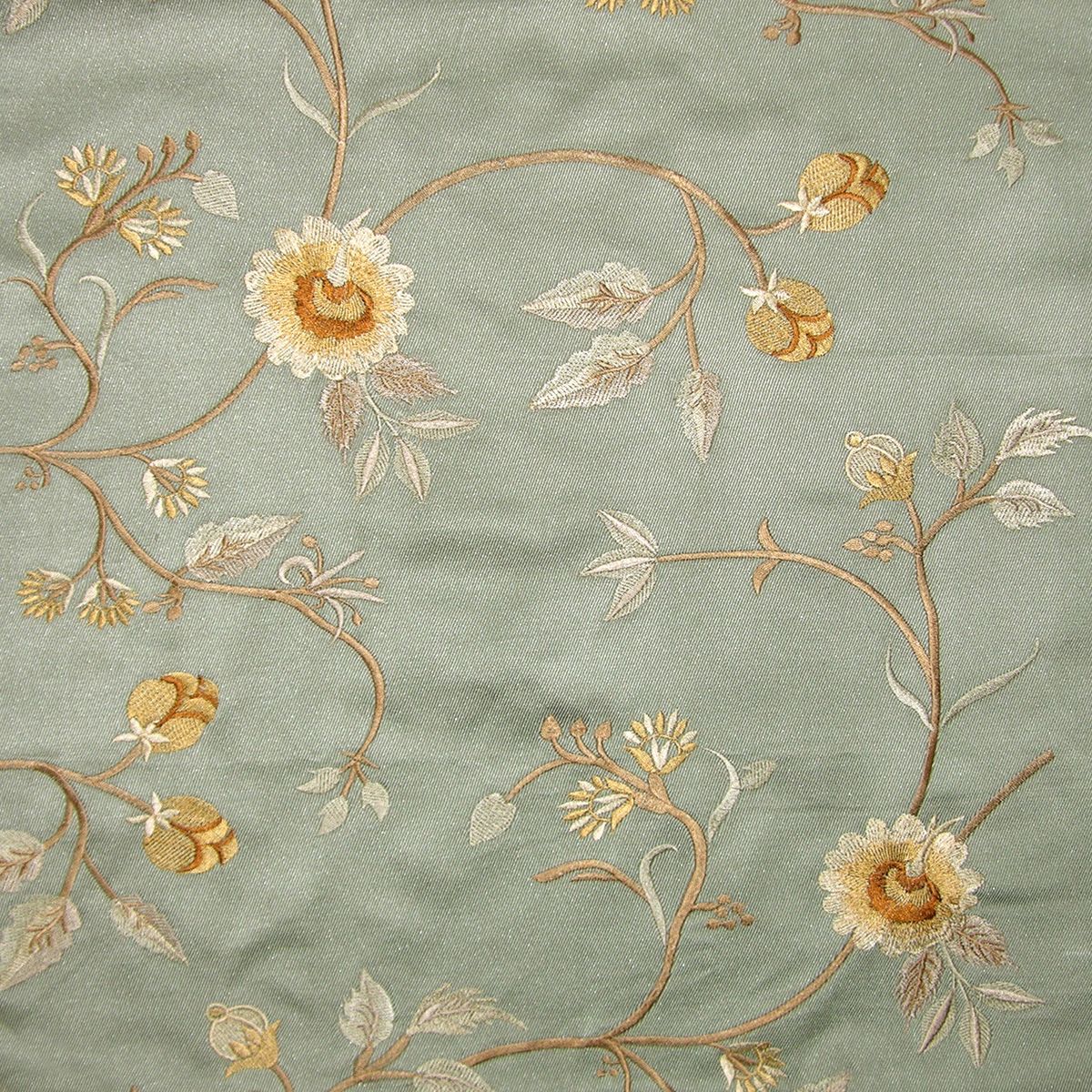 Benares fabric in aqua color - pattern number NG 00010071 - by Scalamandre in the Old World Weavers collection