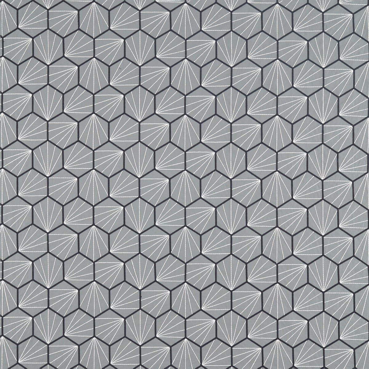 Aikyo fabric in steel color - pattern number NJAP132734.SCN.0 - by Scion in the Scion collection