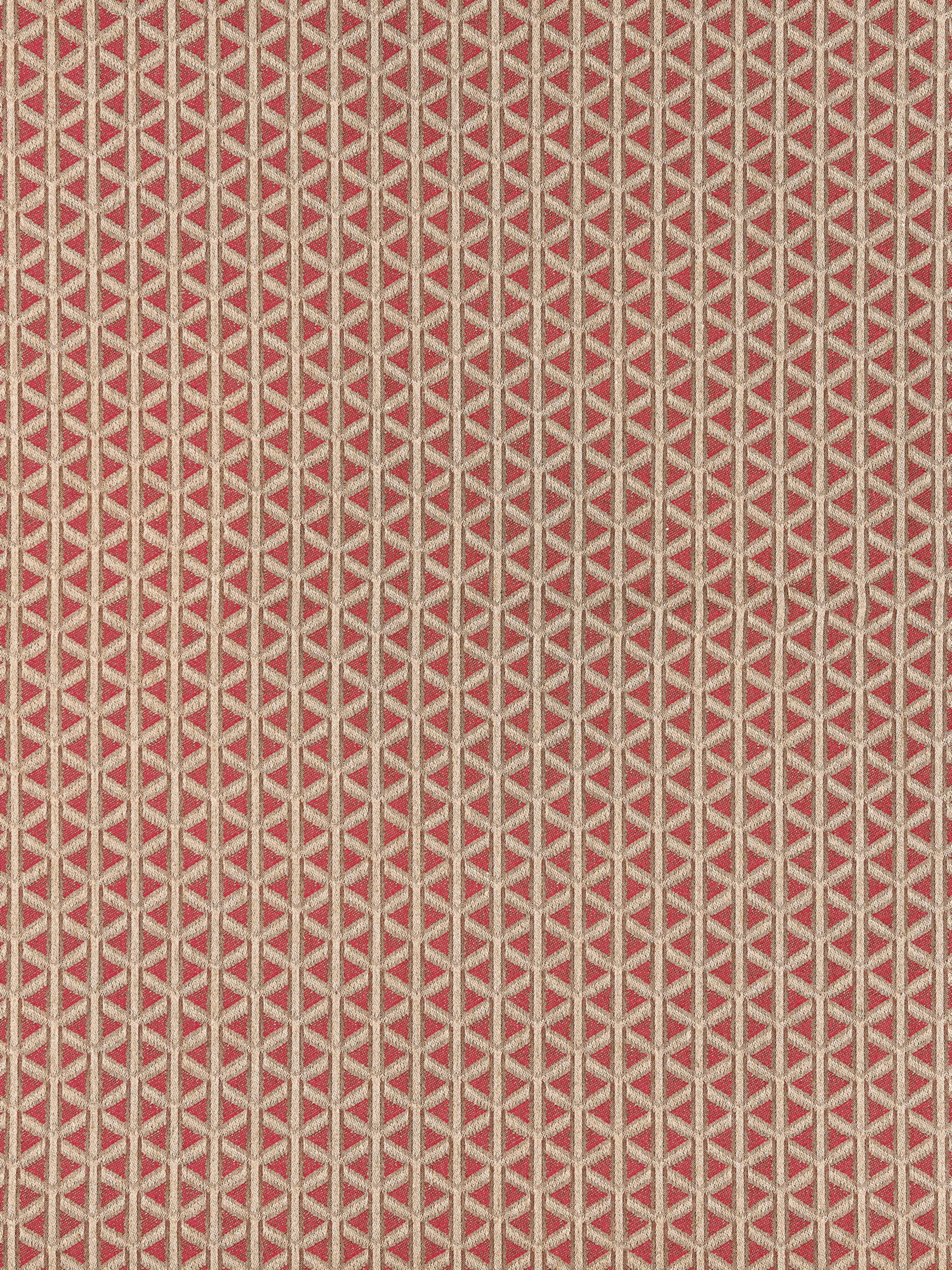 Cross Channel fabric in rouge color - pattern number NK 0005CROS - by Scalamandre in the Old World Weavers collection