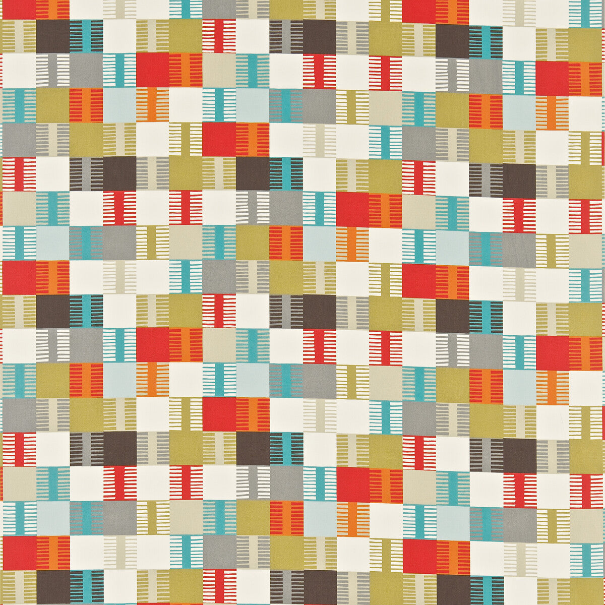 Navajo fabric in tomato multi color - pattern number NWAB120172.SCN.0 - by Scion in the Scion collection