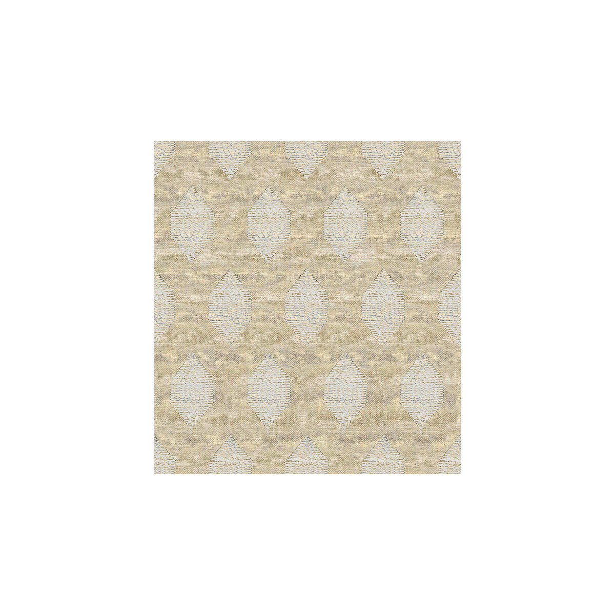 Anisha fabric in natural color - pattern PF50379.105.0 - by Baker Lifestyle in the Echo II collection