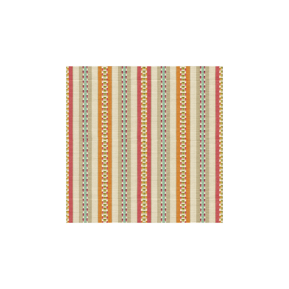 Prasana fabric in fuchsia/sienna color - pattern PF50382.4.0 - by Baker Lifestyle in the Echo II collection