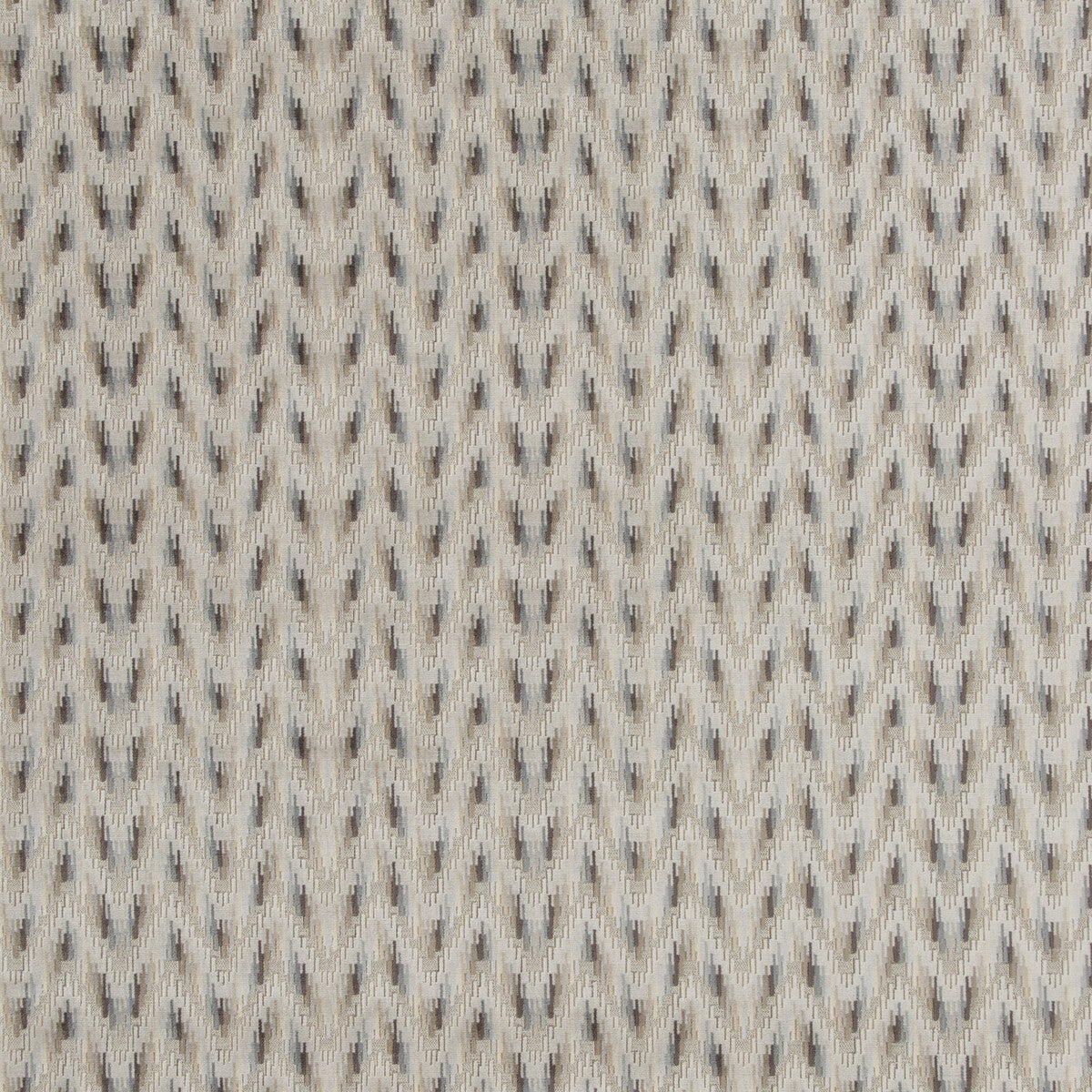 Carnival Chevron fabric in silver color - pattern PF50426.3.0 - by Baker Lifestyle in the Carnival collection