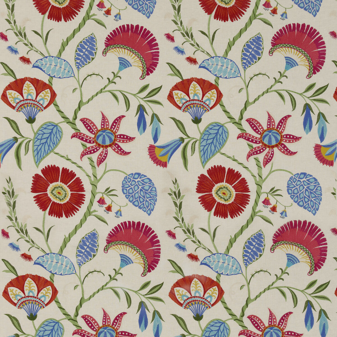 Montserrat fabric in tropical color - pattern PF50435.1.0 - by Baker Lifestyle in the Carnival collection