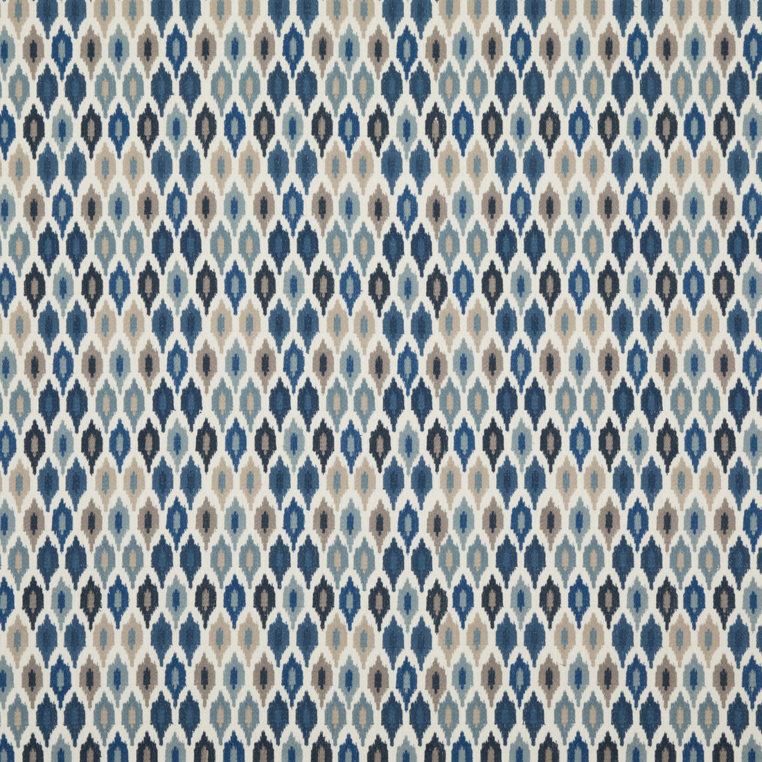 Mazara fabric in indigo color - pattern PF50446.1.0 - by Baker Lifestyle in the Homes &amp; Gardens III collection