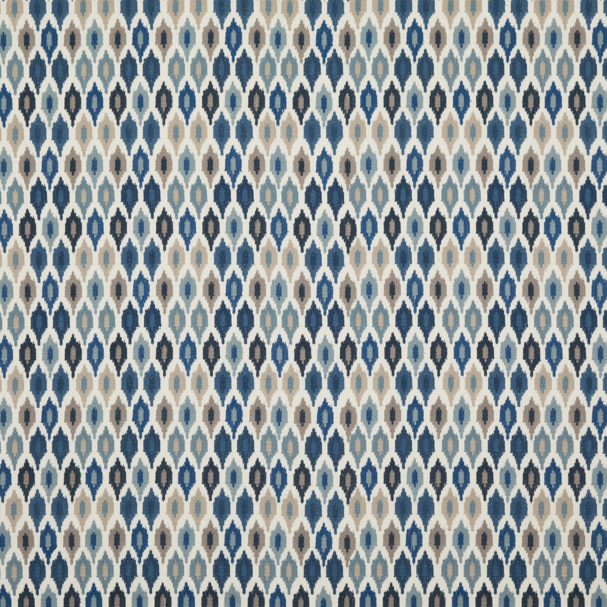 Mazara fabric in indigo color - pattern PF50446.1.0 - by Baker Lifestyle in the Homes & Gardens III collection