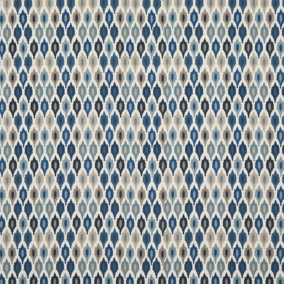 Mazara fabric in indigo color - pattern PF50446.1.0 - by Baker Lifestyle in the Homes &amp; Gardens III collection