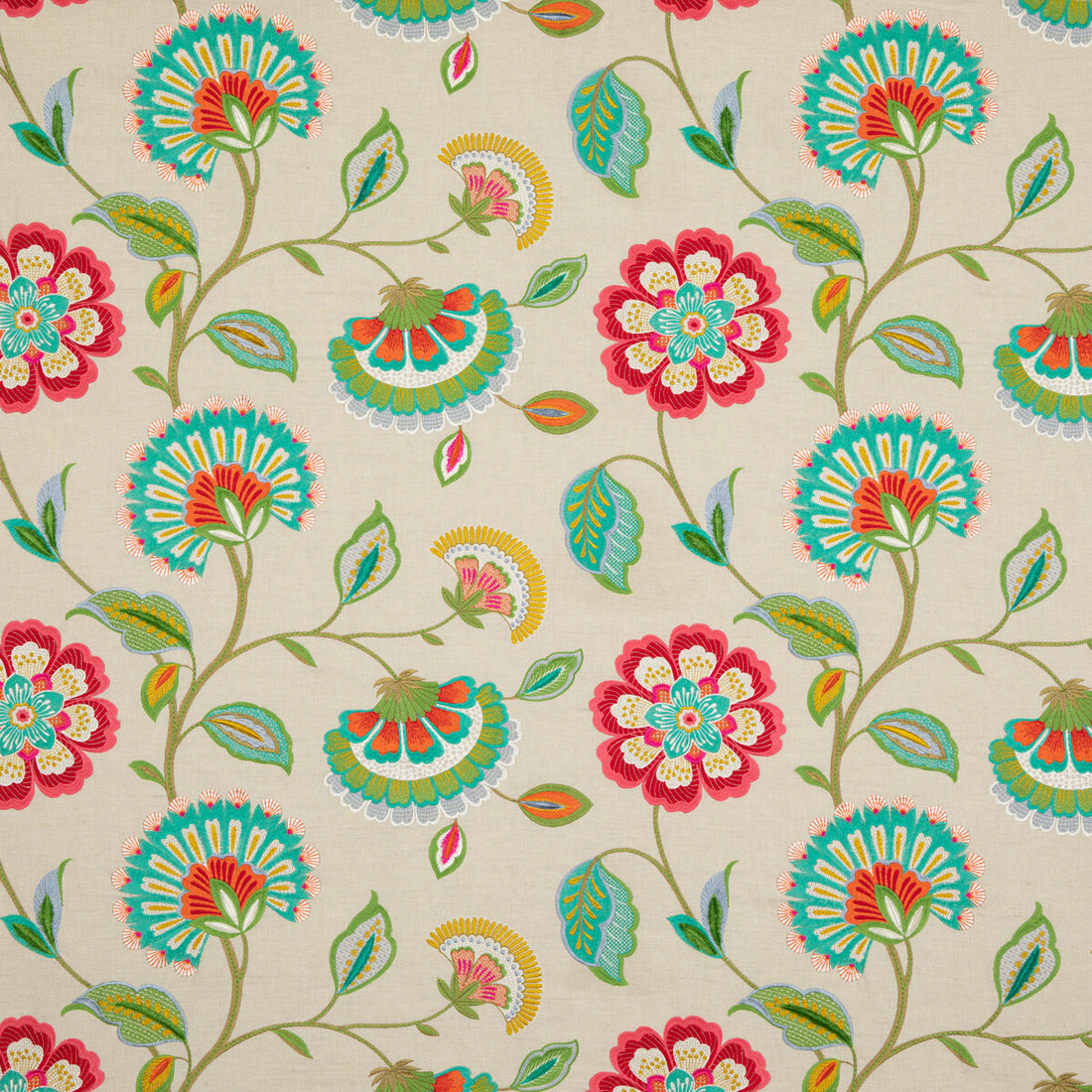 Scentsational fabric in multi color - pattern PF50463.1.0 - by Baker Lifestyle in the Fiesta collection