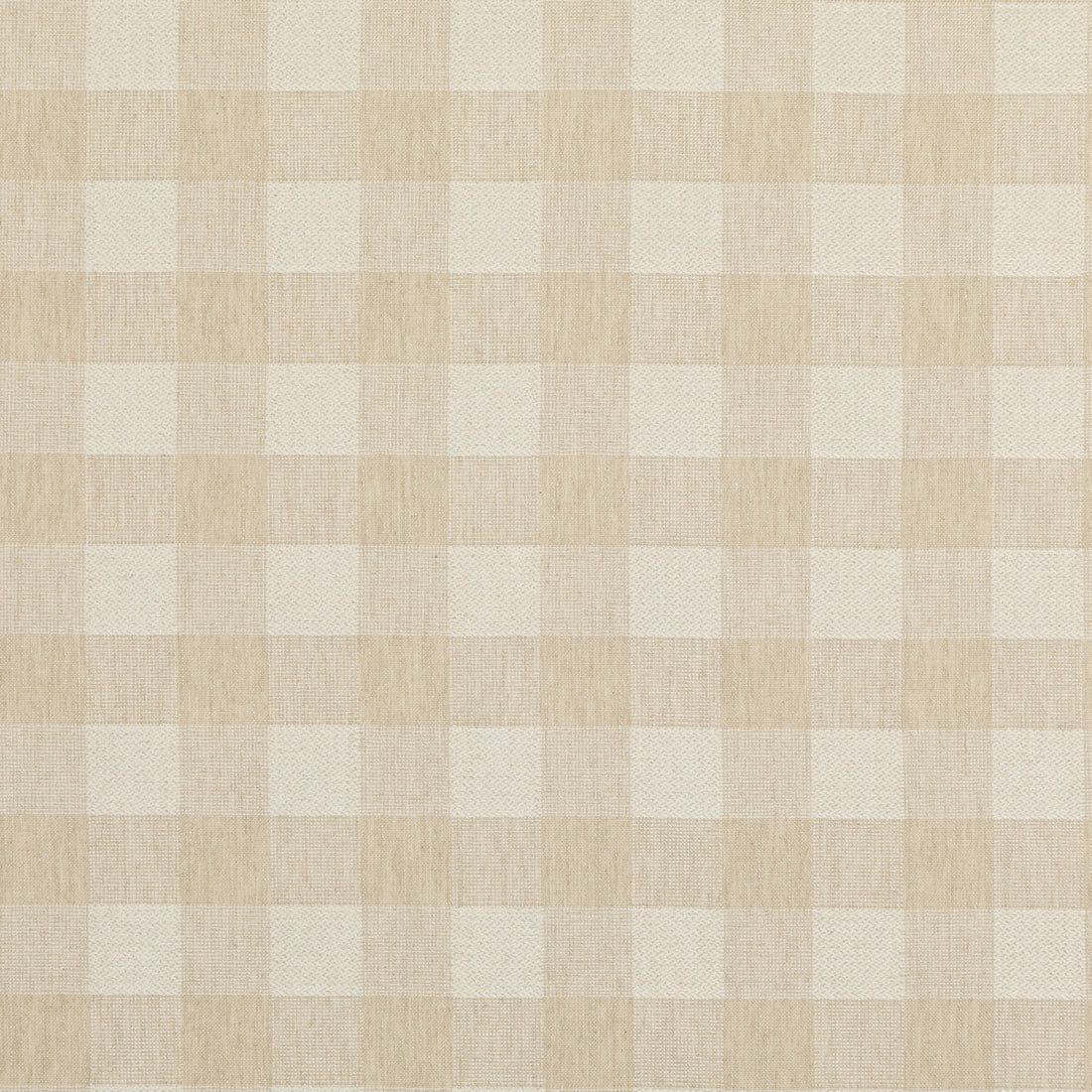 Block Check fabric in linen color - pattern PF50490.110.0 - by Baker Lifestyle in the Block Weaves collection