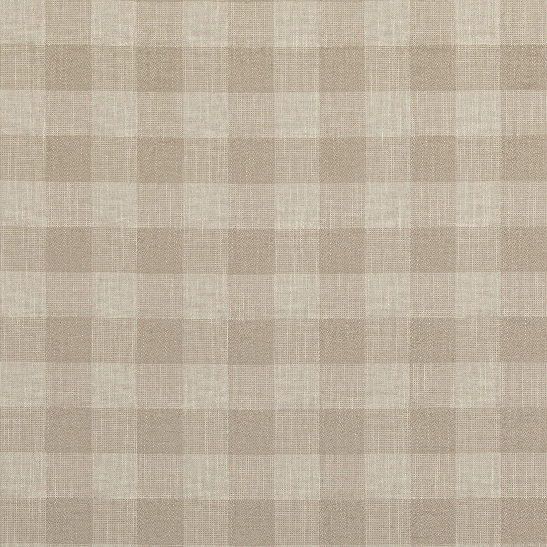 Block Check fabric in stone color - pattern PF50490.140.0 - by Baker Lifestyle in the Block Weaves collection