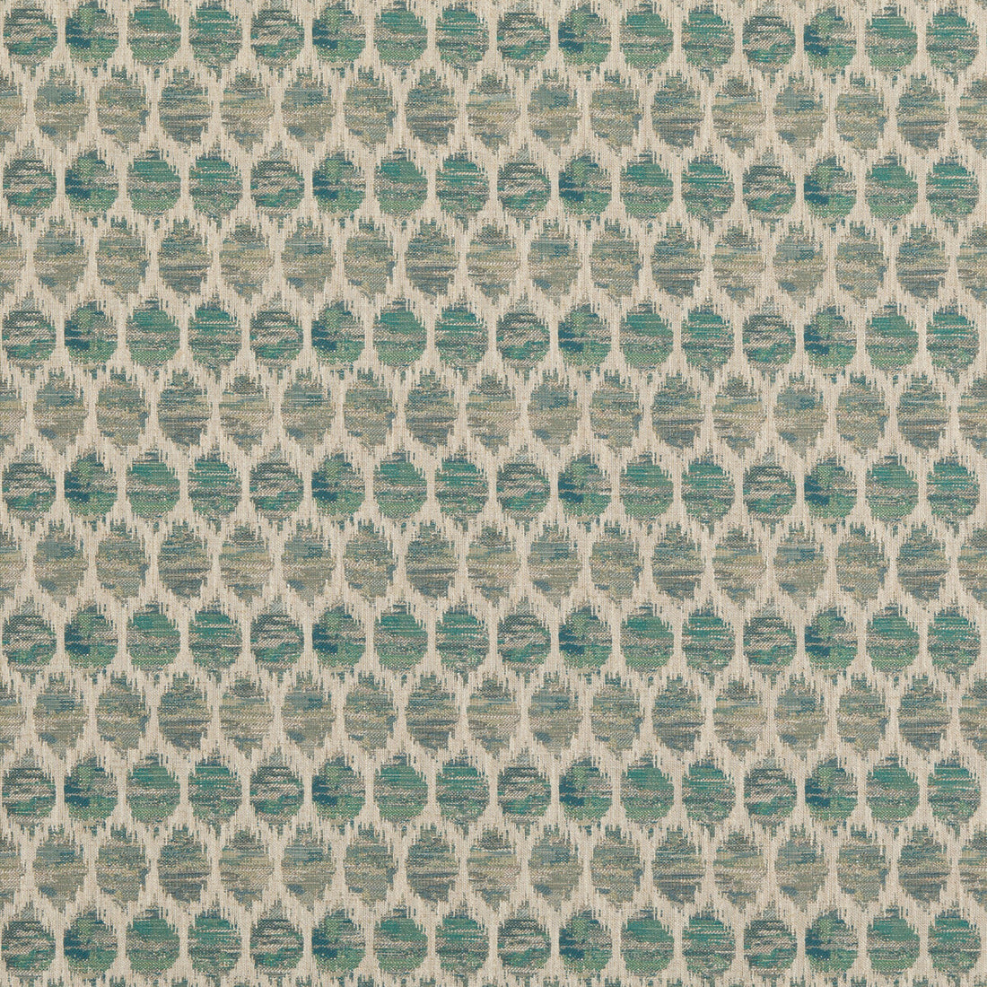 Honeycomb fabric in aqua color - pattern PF50491.725.0 - by Baker Lifestyle in the Block Weaves collection