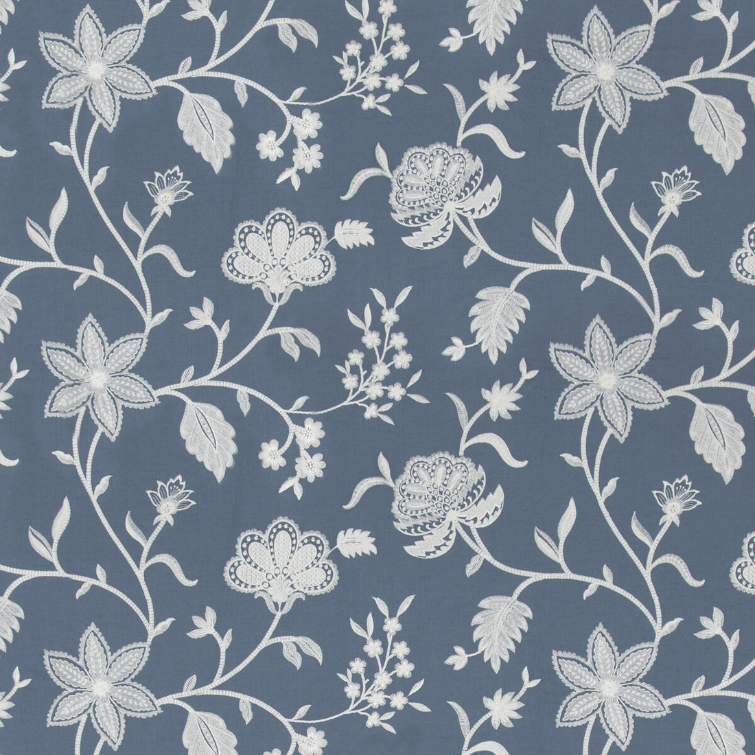 Petherton fabric in blue color - pattern PF50504.660.0 - by Baker Lifestyle in the Bridport collection