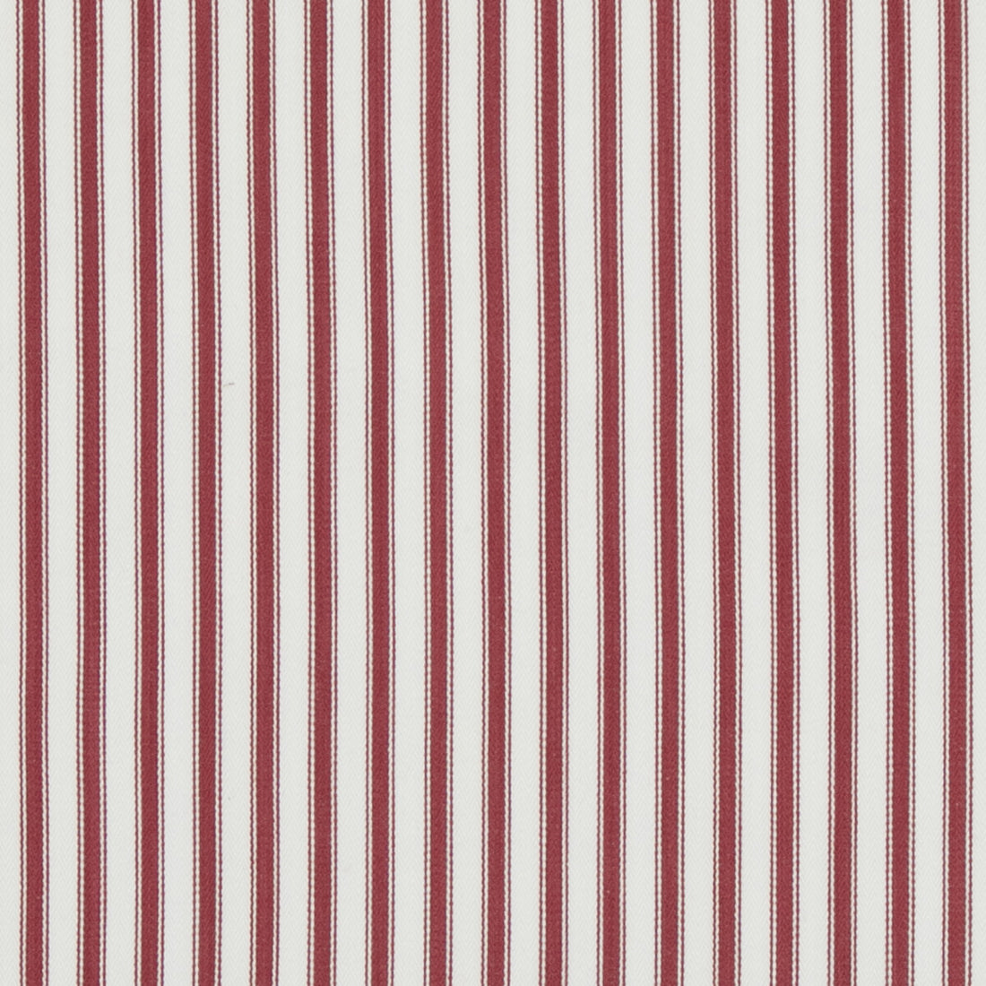 Sherborne Ticking fabric in red color - pattern PF50505.450.0 - by Baker Lifestyle in the Bridport collection