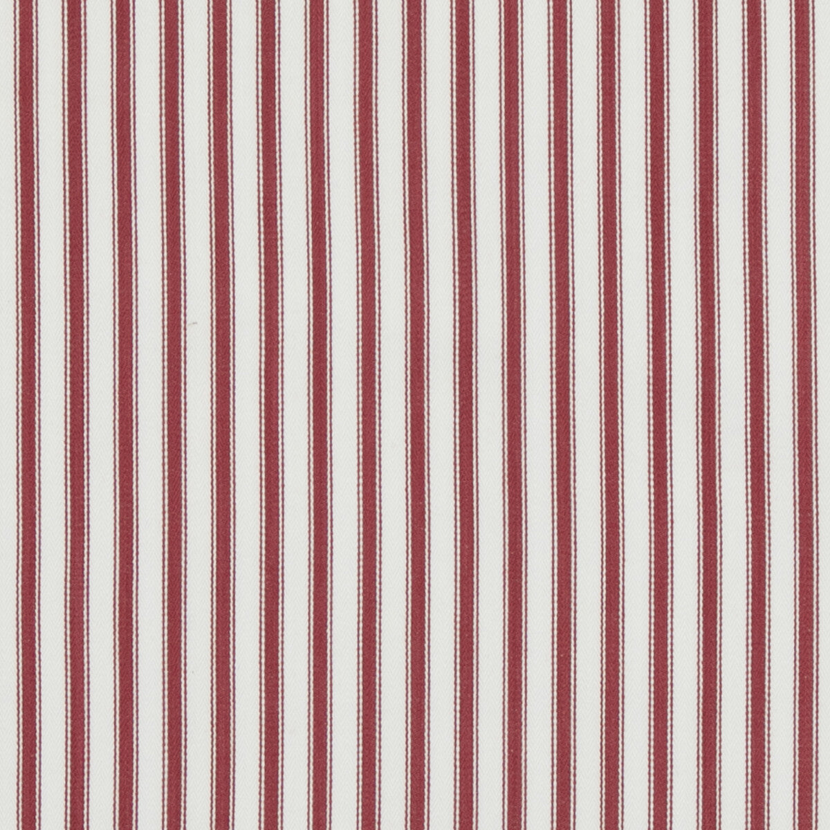 Sherborne Ticking fabric in red color - pattern PF50505.450.0 - by Baker Lifestyle in the Bridport collection