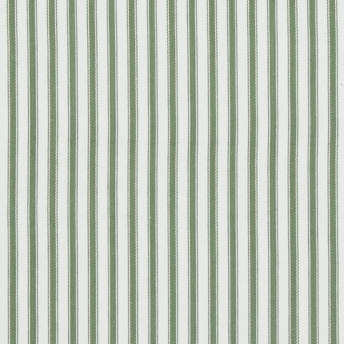 Sherborne Ticking fabric in green color - pattern PF50505.735.0 - by Baker Lifestyle in the Bridport collection