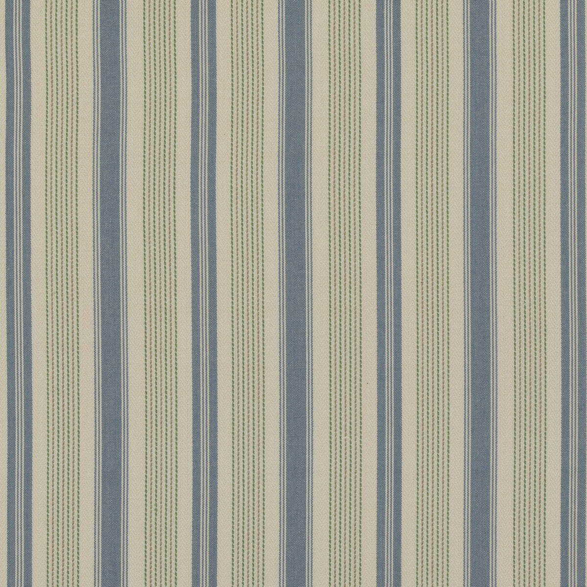 Purbeck Stripe fabric in blue/green color - pattern PF50507.1.0 - by Baker Lifestyle in the Bridport collection