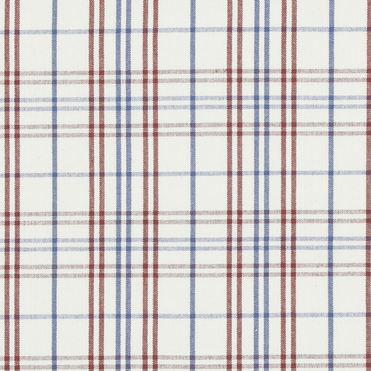 Purbeck Check fabric in red/blue color - pattern PF50508.4.0 - by Baker Lifestyle in the Bridport collection