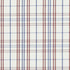 Purbeck Check fabric in red/blue color - pattern PF50508.4.0 - by Baker Lifestyle in the Bridport collection