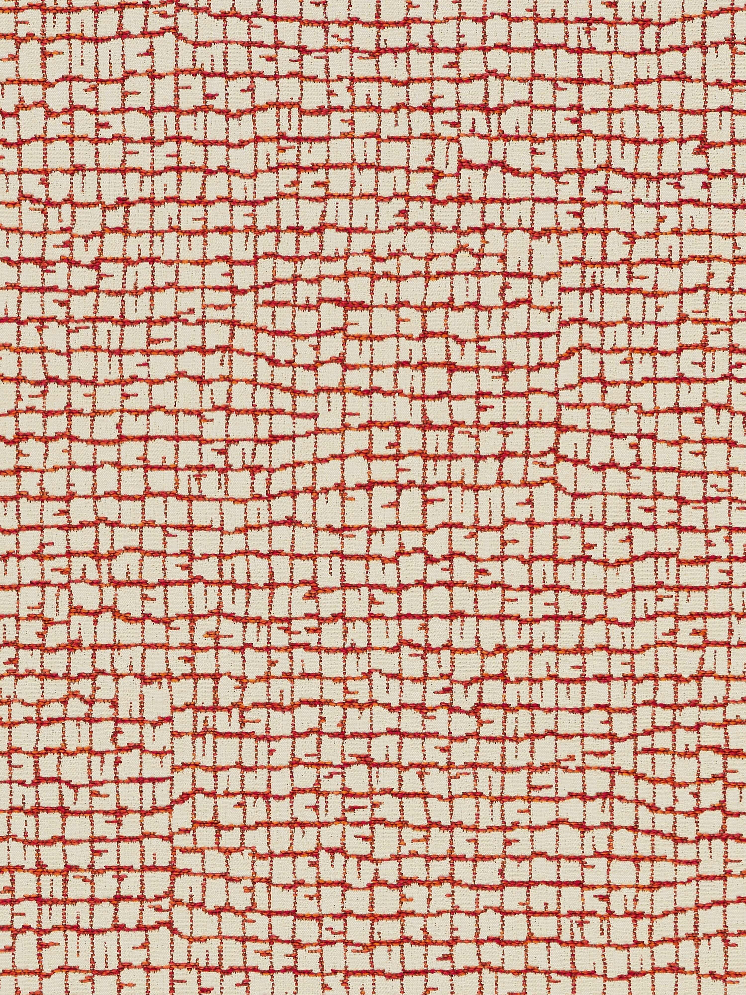 Troya Beach fabric in coral color - pattern number PO 0001TROY - by Scalamandre in the Old World Weavers collection