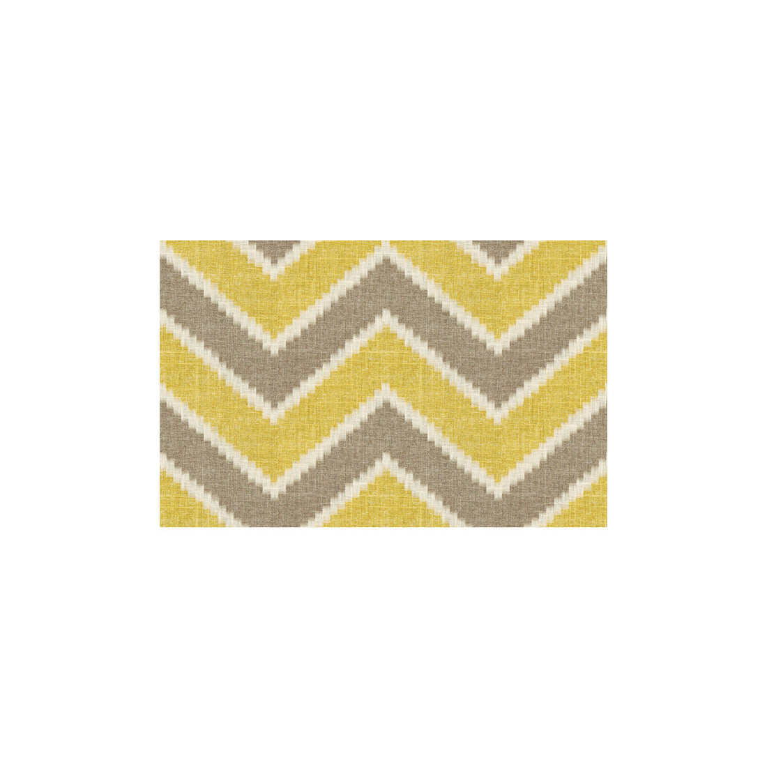Amani fabric in taupe/yellow color - pattern PP50378.2.0 - by Baker Lifestyle in the Echo II collection