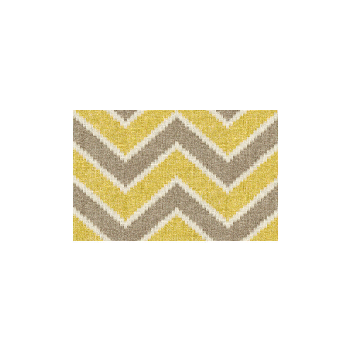 Amani fabric in taupe/yellow color - pattern PP50378.2.0 - by Baker Lifestyle in the Echo II collection