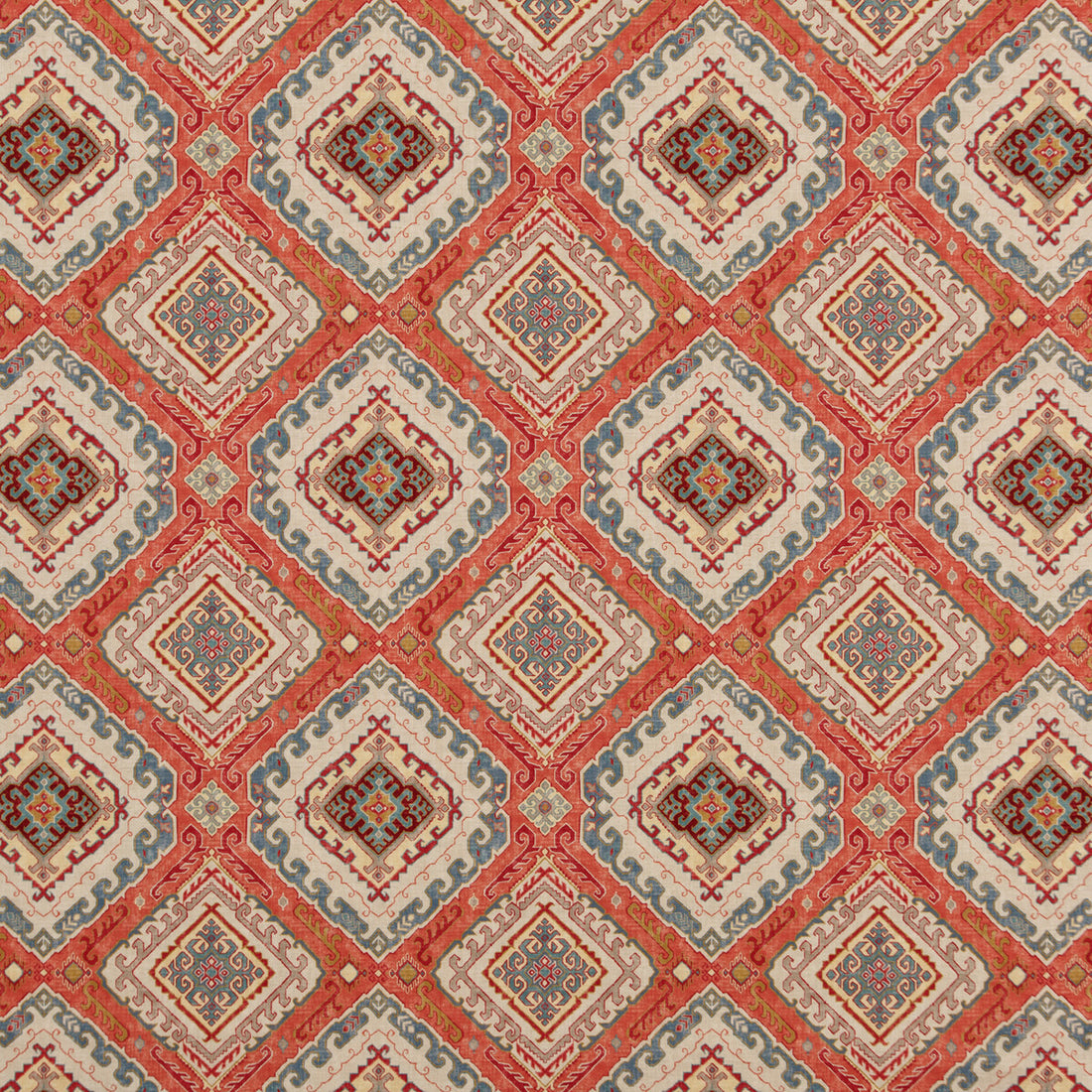 Rozel fabric in spice color - pattern PP50432.4.0 - by Baker Lifestyle in the Carnival collection