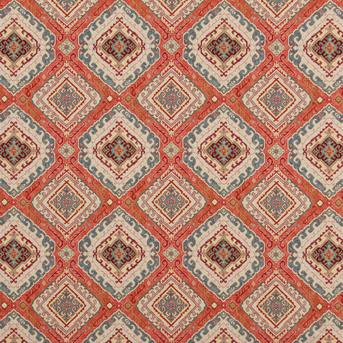 Rozel fabric in spice color - pattern PP50432.4.0 - by Baker Lifestyle in the Carnival collection