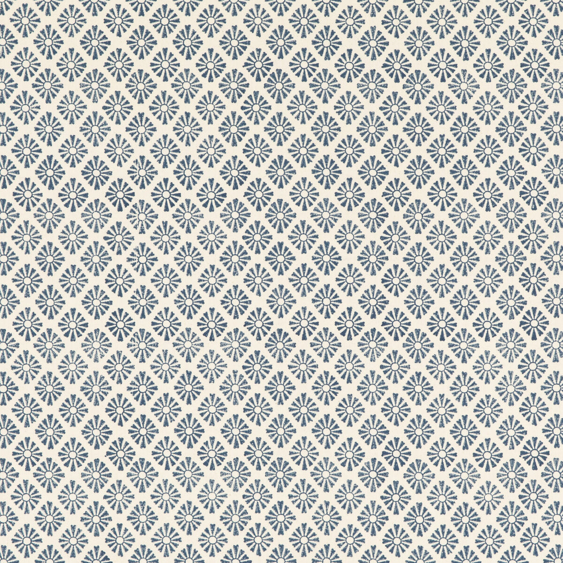 Sunburst fabric in indigo color - pattern PP50476.2.0 - by Baker Lifestyle in the Fiesta collection