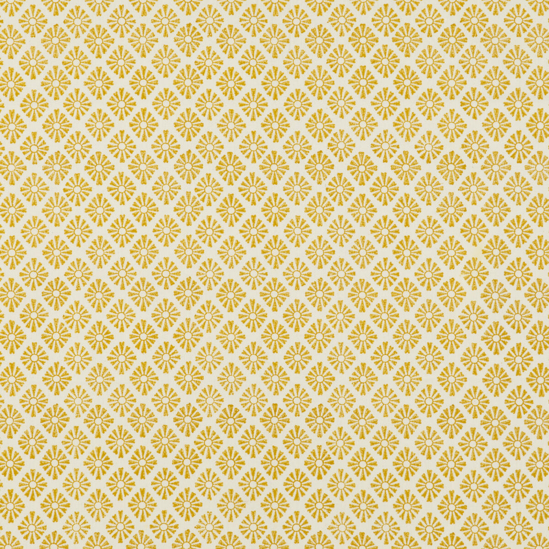 Sunburst fabric in yellow color - pattern PP50476.4.0 - by Baker Lifestyle in the Fiesta collection