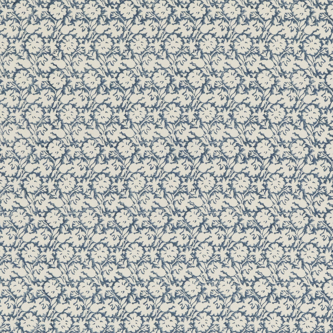 Flower Press fabric in indigo color - pattern PP50480.1.0 - by Baker Lifestyle in the Block Party collection