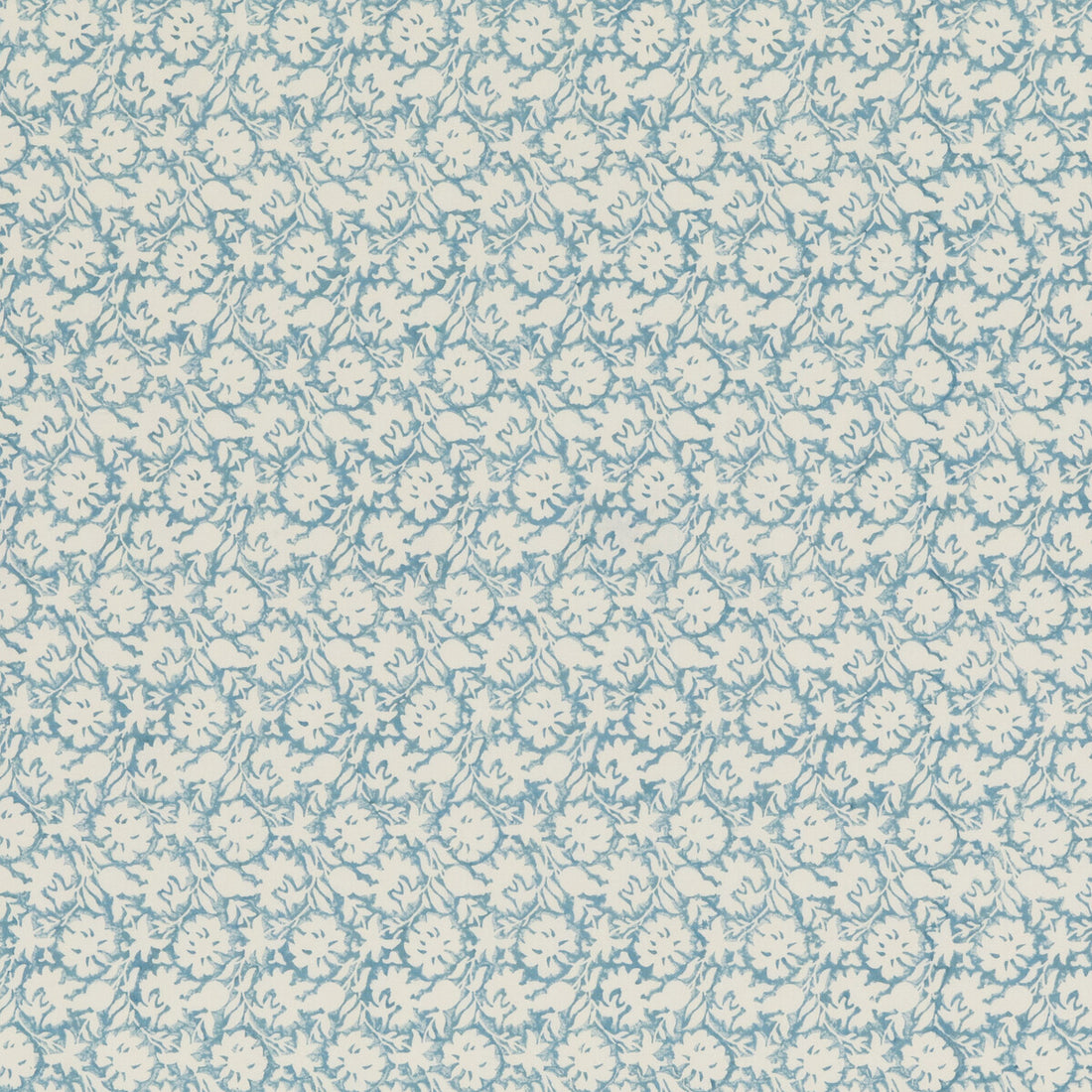 Flower Press fabric in soft blue color - pattern PP50480.4.0 - by Baker Lifestyle in the Block Party collection