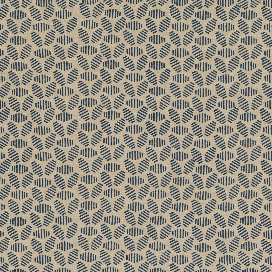 Bumble Bee fabric in indigo color - pattern PP50482.1.0 - by Baker Lifestyle in the Block Party collection