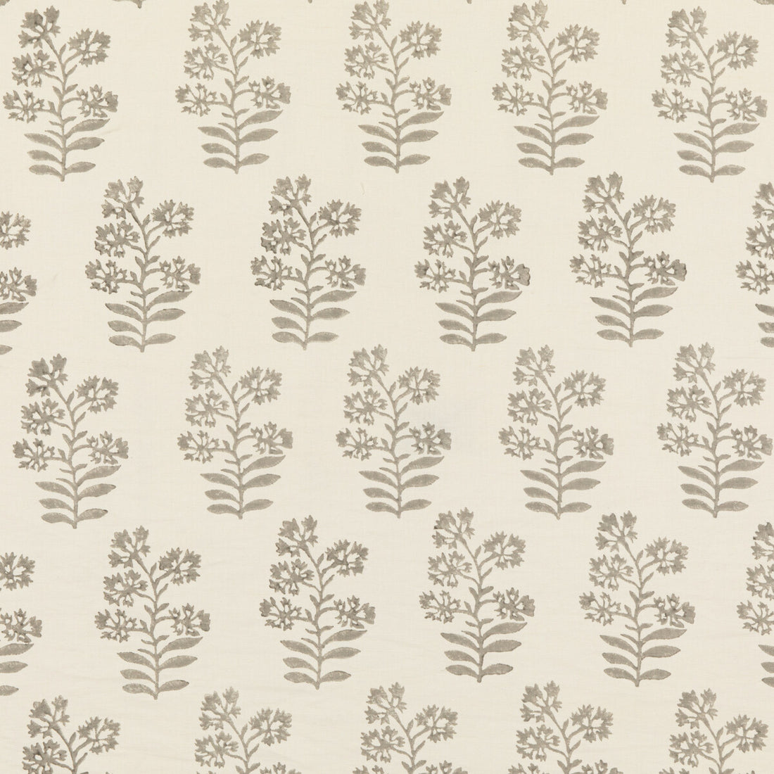 Wild Flower fabric in stone color - pattern PP50483.4.0 - by Baker Lifestyle in the Block Party collection