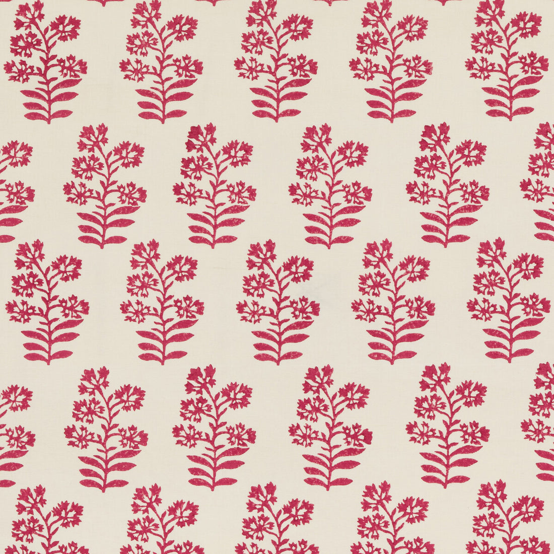 Wild Flower fabric in fuchsia color - pattern PP50483.6.0 - by Baker Lifestyle in the Block Party collection
