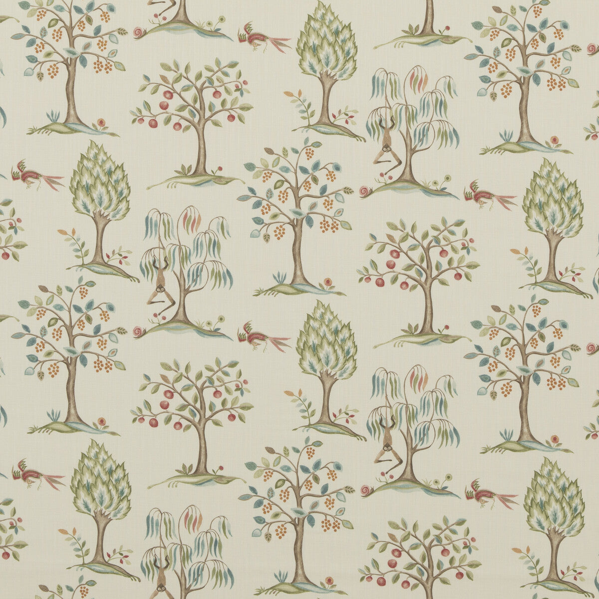 Lilliput fabric in aqua color - pattern PP50501.2.0 - by Baker Lifestyle in the Bridport collection