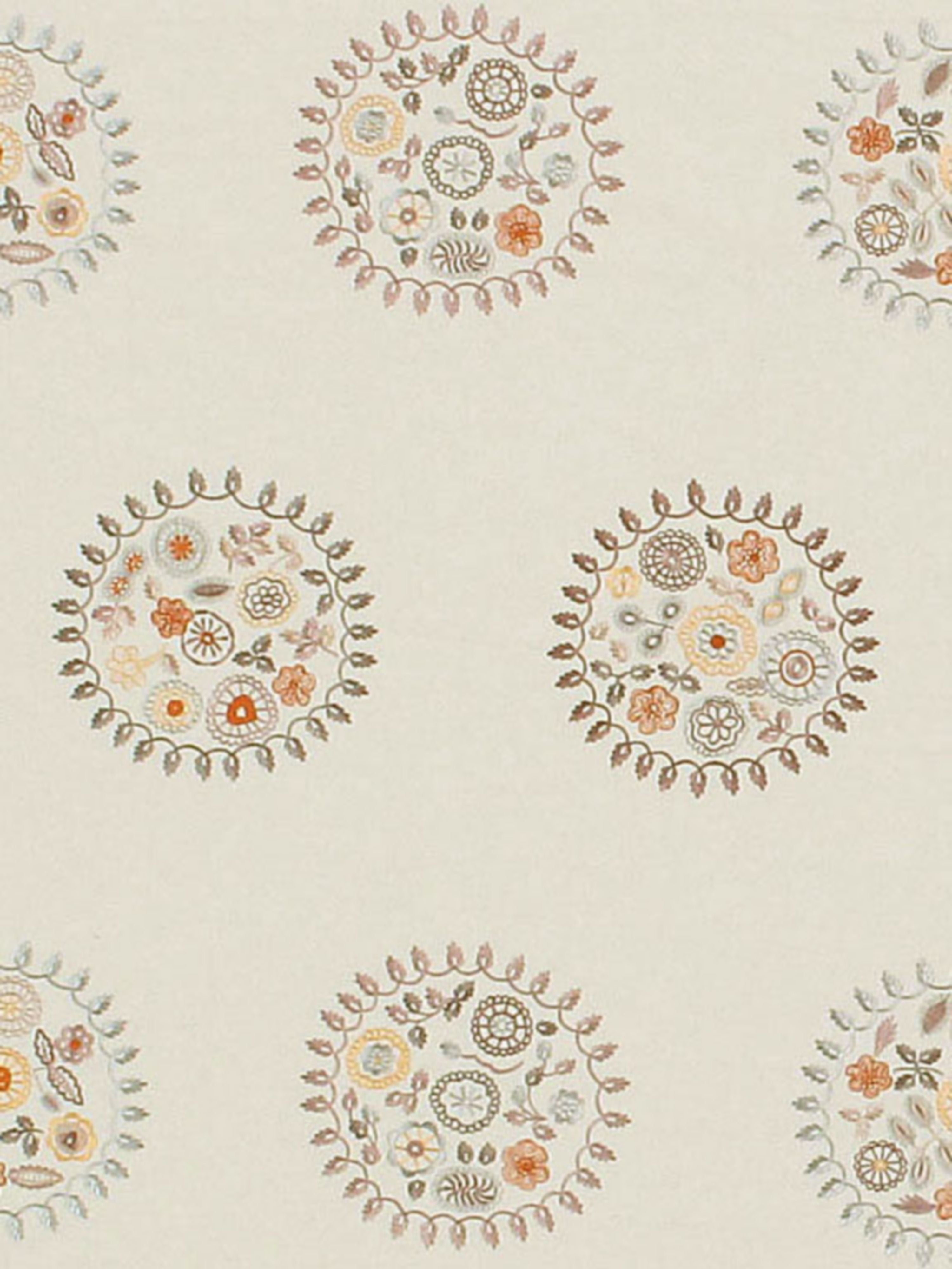 Jessie Embroidery fabric in grey/multi color - pattern number PQ 00029956 - by Scalamandre in the Old World Weavers collection