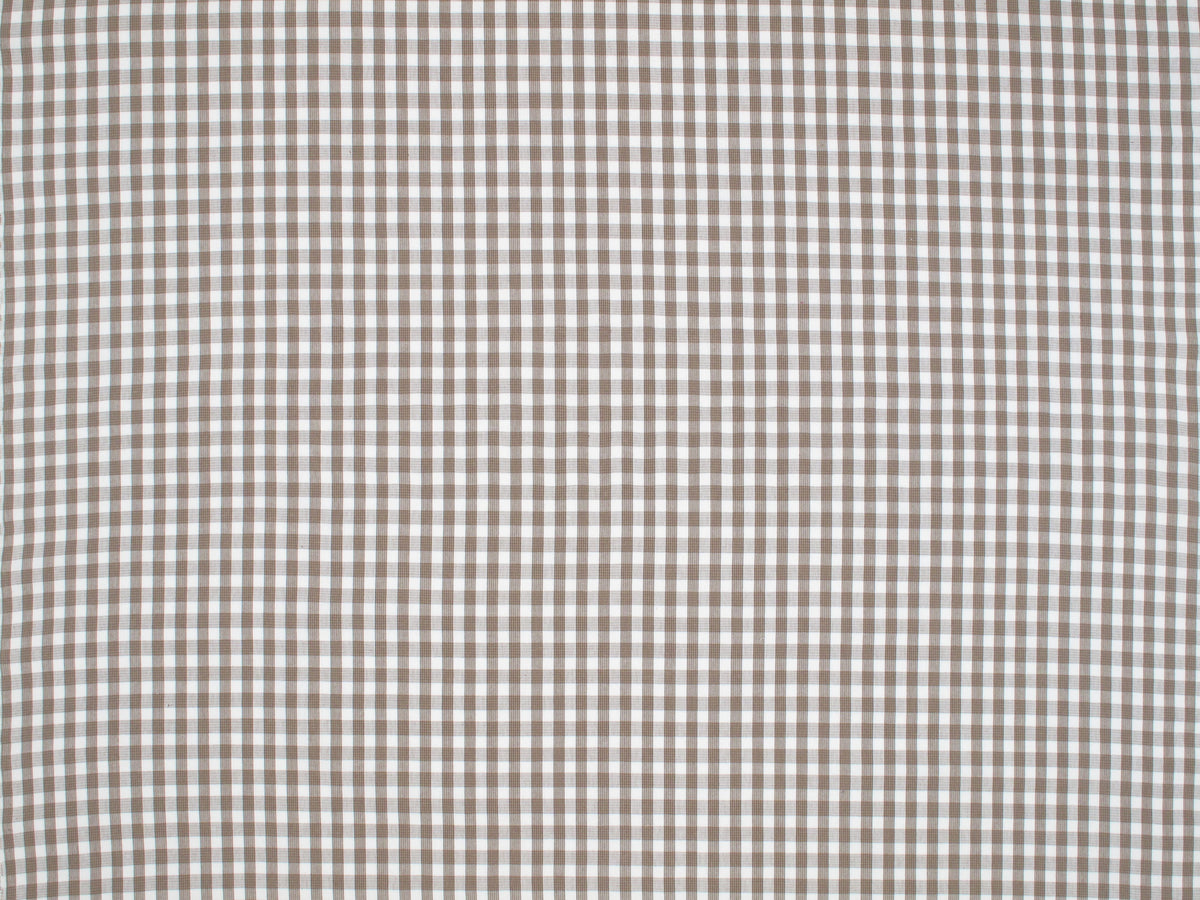 Chatham Check fabric in taupe/off-white color - pattern number PQ 00041322 - by Scalamandre in the Old World Weavers collection