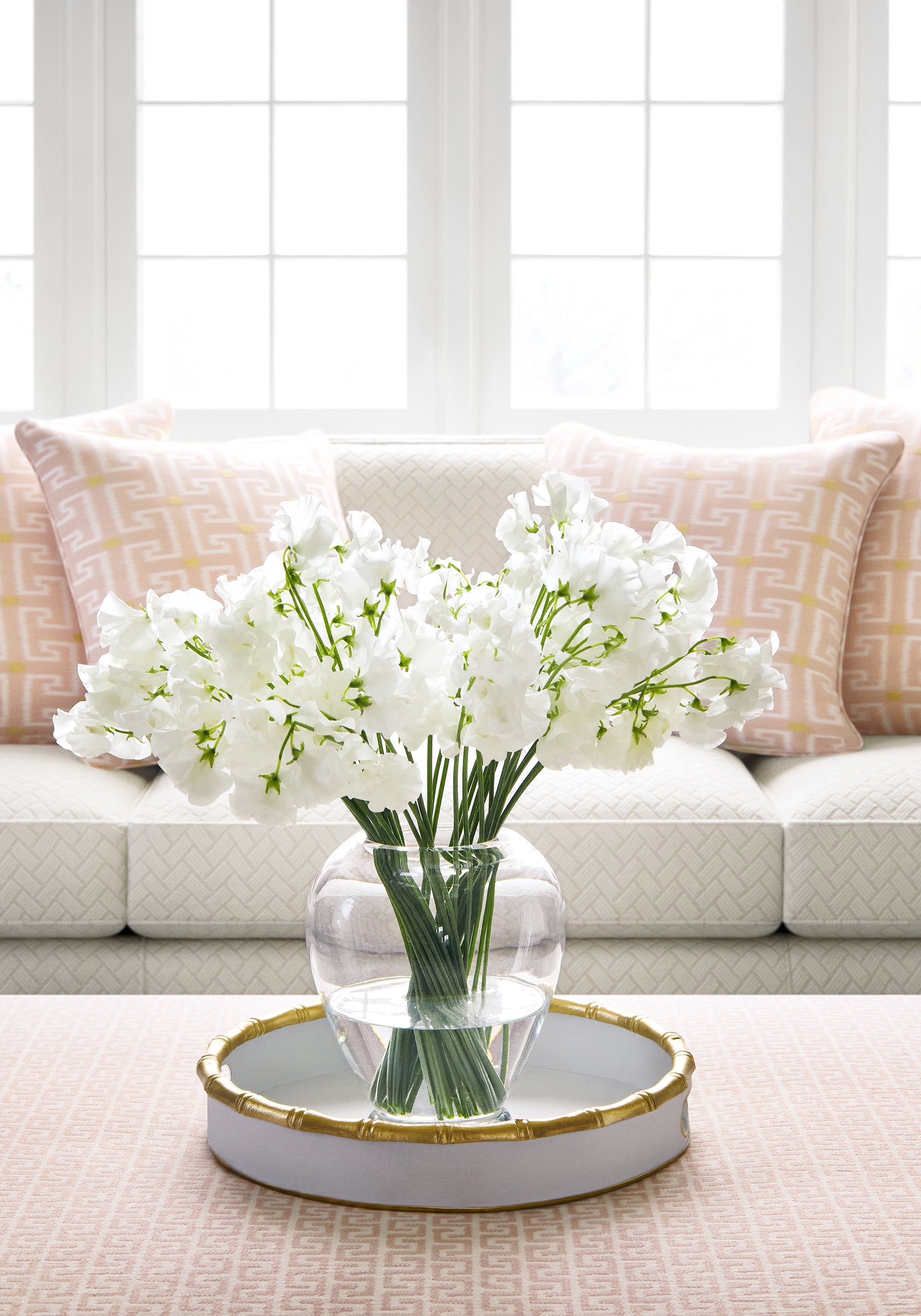 Living room with Brighton Sofa in Thibaut&