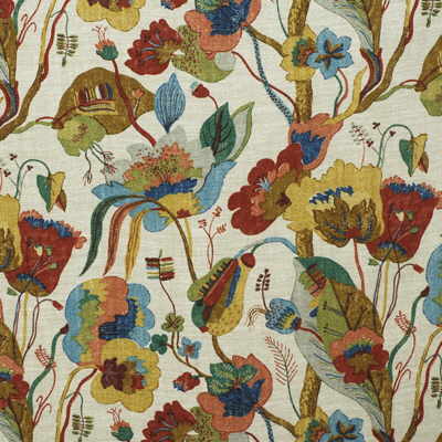 California fabric in multi color - pattern R1380.2.0 - by G P &amp; J Baker in the Gatsby collection