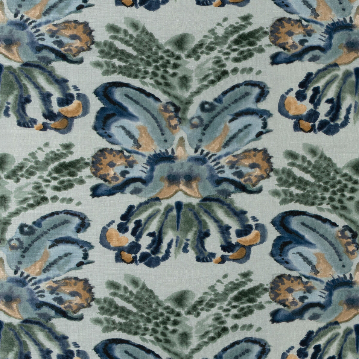 Rorschach fabric in stormcloud color - pattern number RORSCHACH.315.0 - by Kravet Couture in the Altuzarra collection