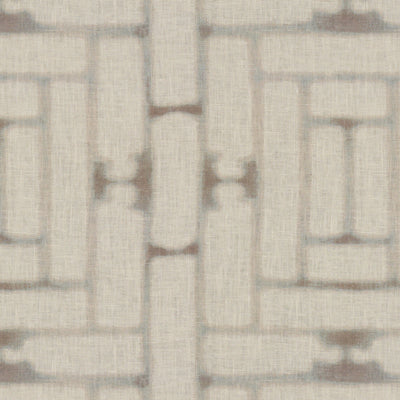 Royal Maze fabric in haze color - pattern ROYAL MAZE.15.0 - by Kravet Couture in the Barbara Barry Indochine collection